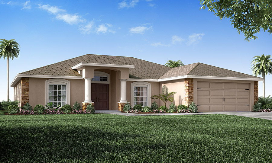Remington IV Home Floor Plan at Kingsland Country Estates in Ocala, FL